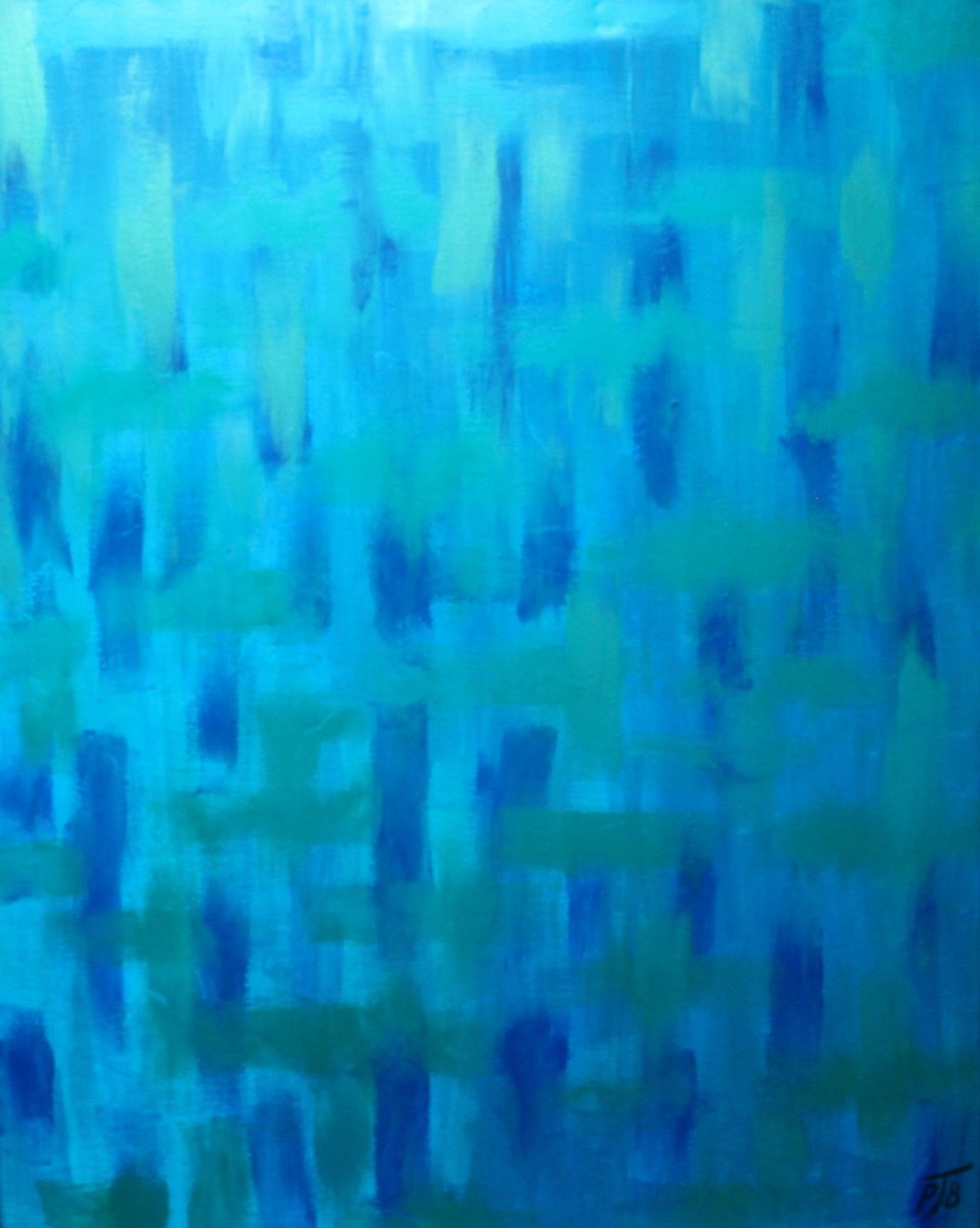 Blue I By Paul J Best, 30 X 40, Artwork For Sale On Artfinder
