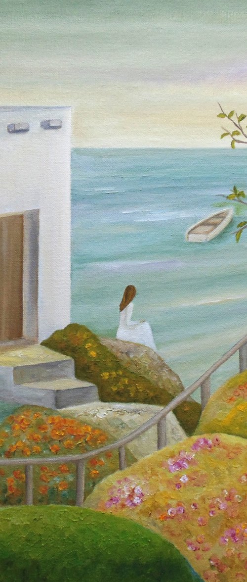 Sat Still At The Brink by Angeles M. Pomata
