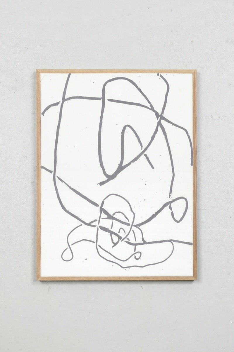 Abstract Painting By Johan Soderstrom, 25 X 33, #520 State And Capital, Original Artwork