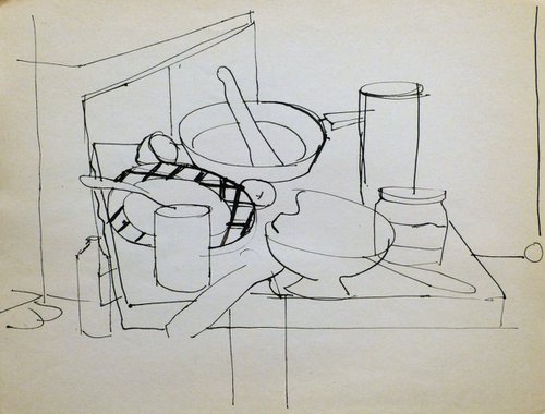 Still Life: Kitchen #6, 31x24 cm by Frederic Belaubre