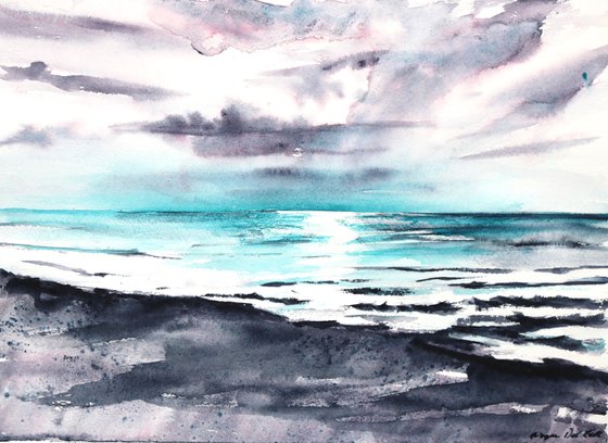 Seascape "Distant Glare"