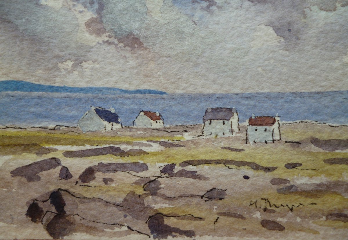 Aran Cottages by Maire Flanagan