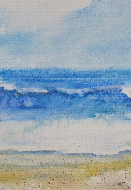 "Blue wave" by Ivan  Grozdanovski