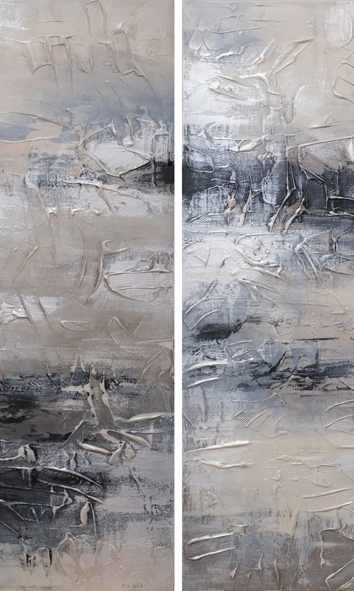 Horizon (diptych) by Eduard Zhaldak