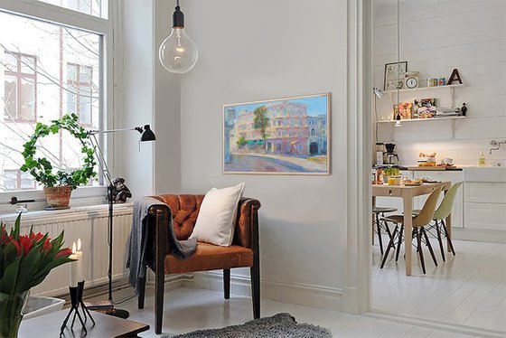 House on Catherine Square in Odessa