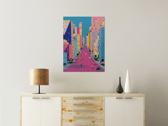 Bustling On Bourbon Street