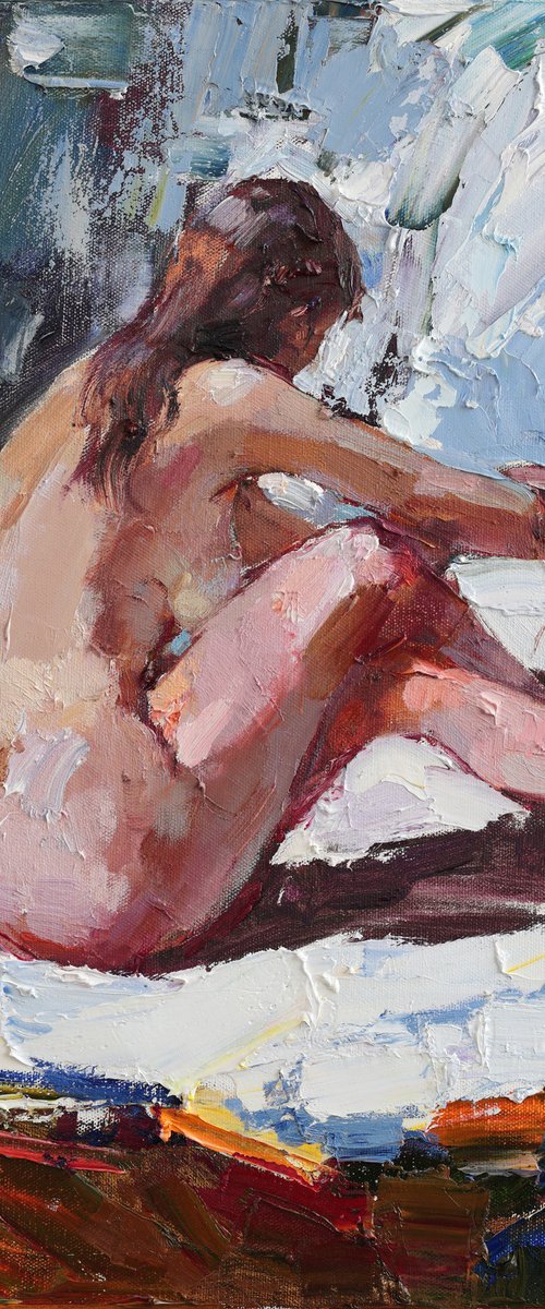 Nude woman by Anastasiia Valiulina