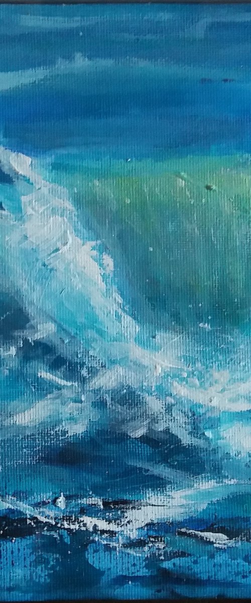 Rolling wave by Jean  Luce