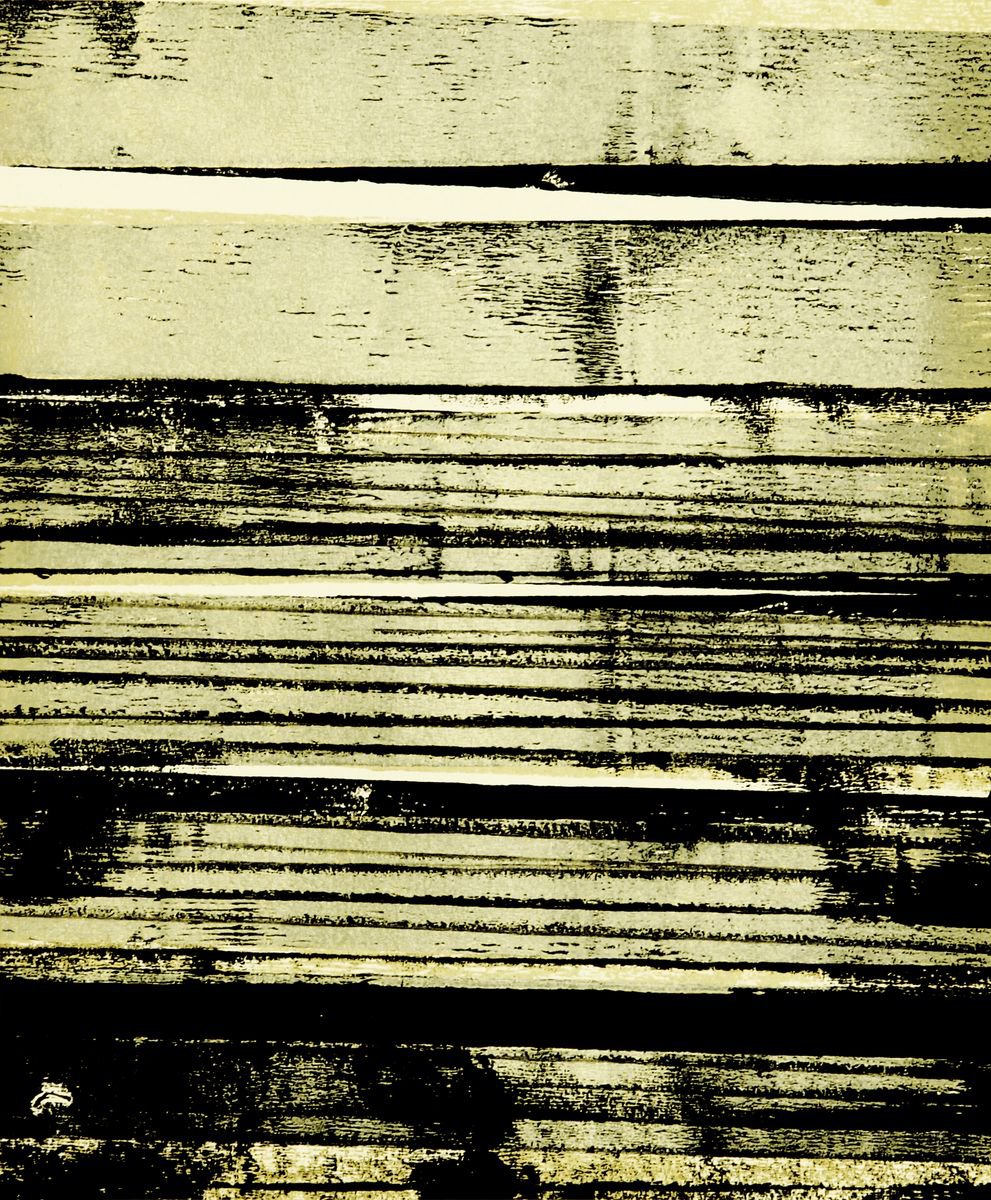 Abstract Acrylic Painting By Petr Strnad, 10 X 12", Nowhere Far Iii., Original Artwork