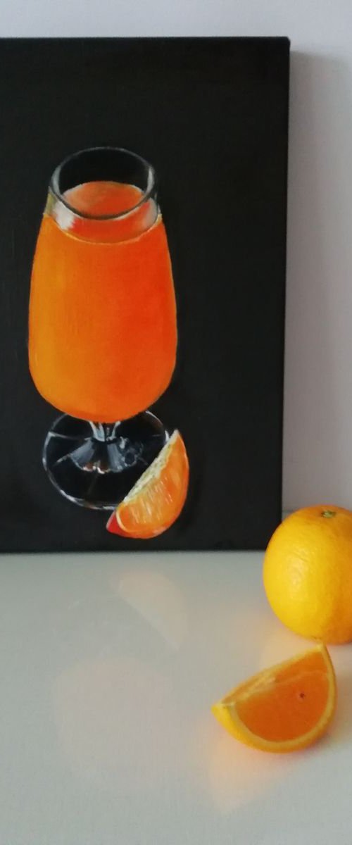 Orange juice by Nataliia Plakhotnyk