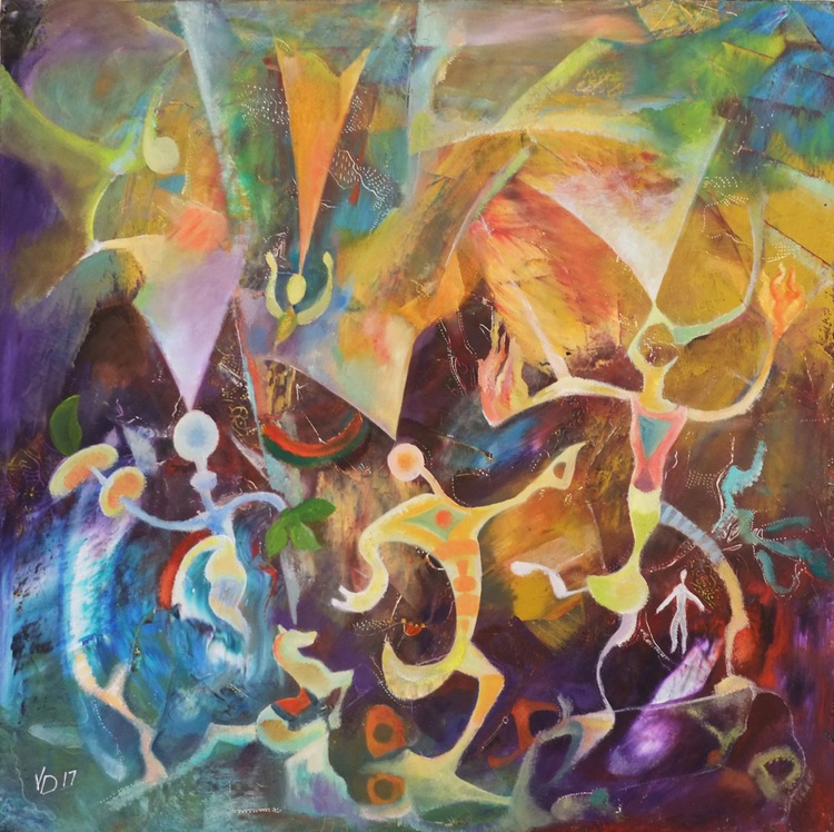 Magical Dance Oil Painting By Dina Volkova Artfinder