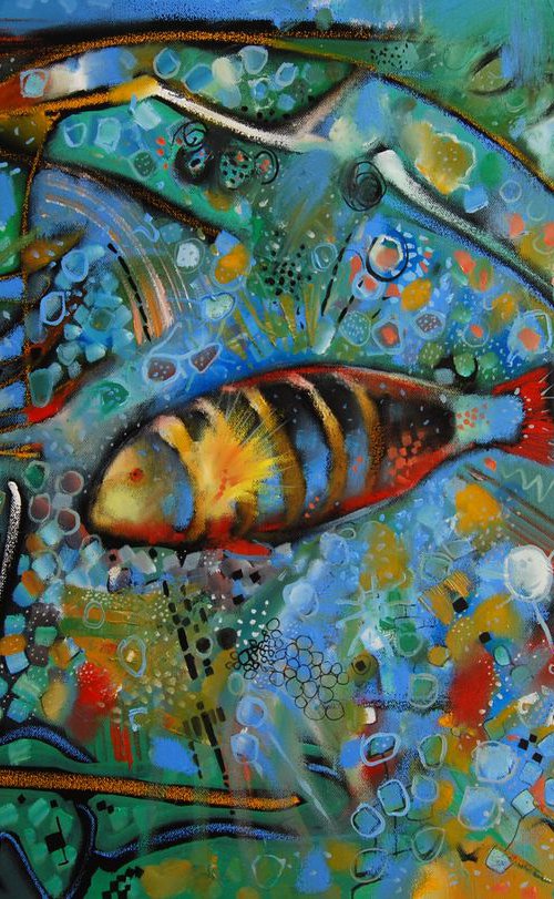 barrier reef rhythm. no.2 by Trevor Salisbury