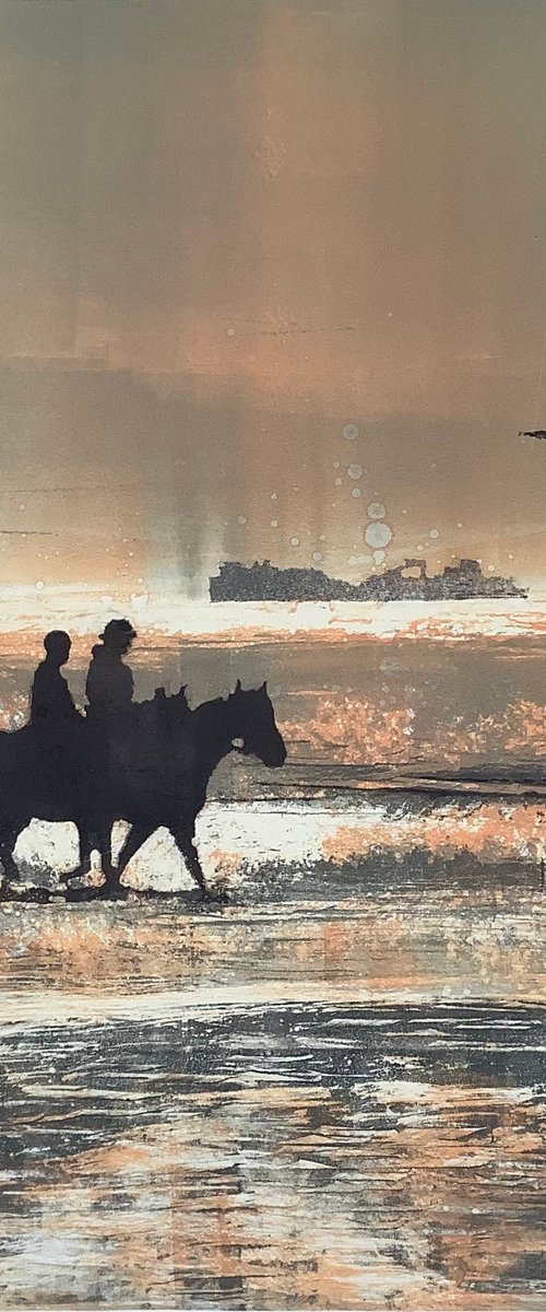 Riding on the Seashore by Amanda Averillo