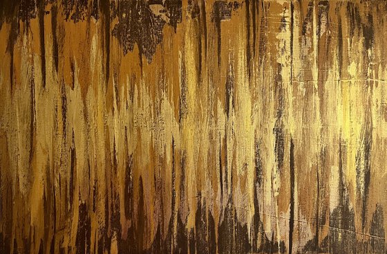 Golden Fire 60x90x2 cm