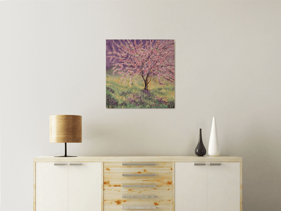Spring Cherry Blossom ( Spring Tree blossom painting)