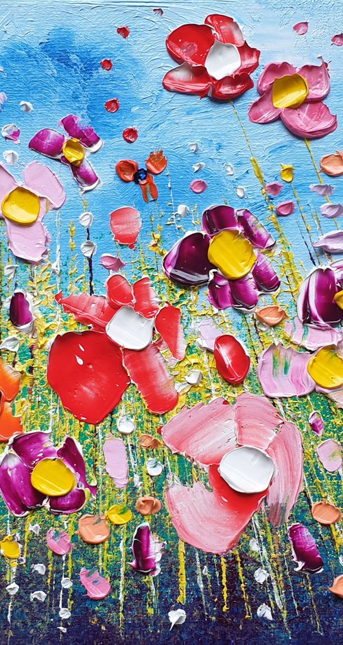 "Wild Meadow Flowers in Love" by Phil Broad