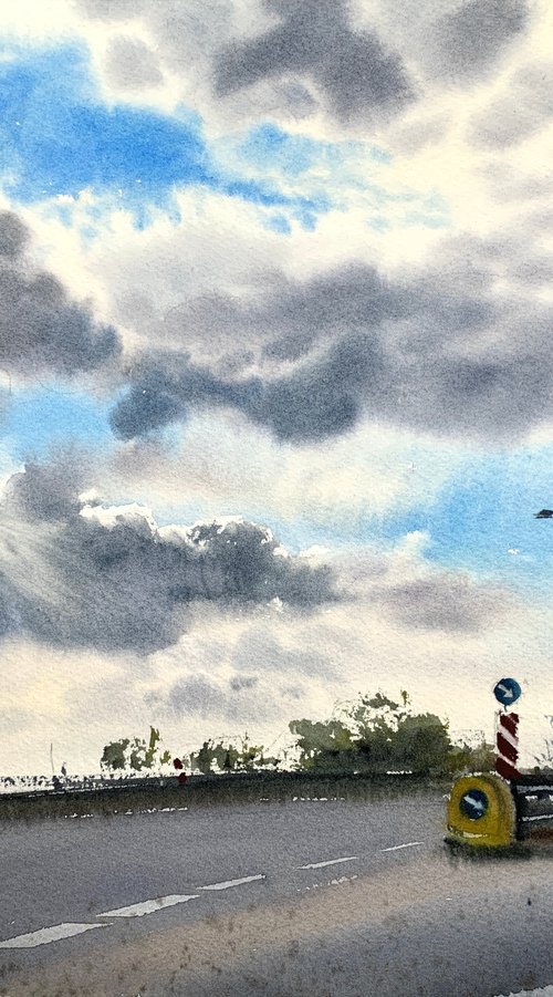 Cloud highway by Eugenia Gorbacheva