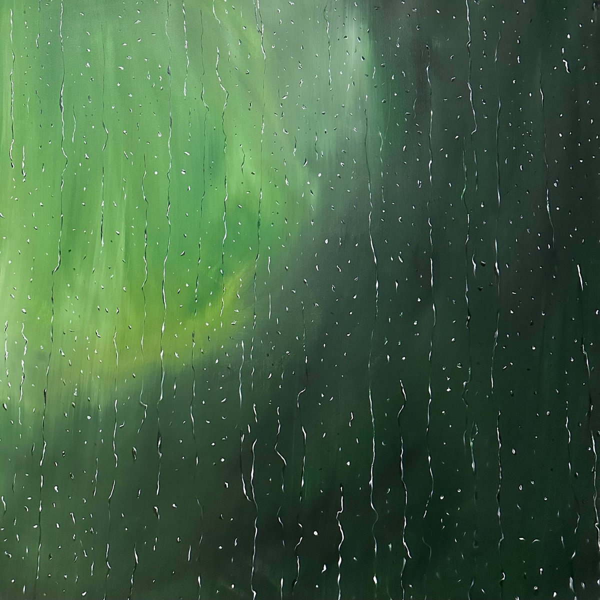 Surrealistic Landscape Acrylic Painting By Alanah Jarvis, 55 X 55, Whispers Of Renewal, Original Artwork