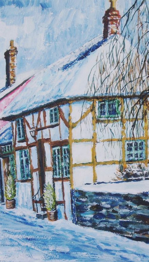 Meon Valley, Hampshire, in Winter by Max Aitken