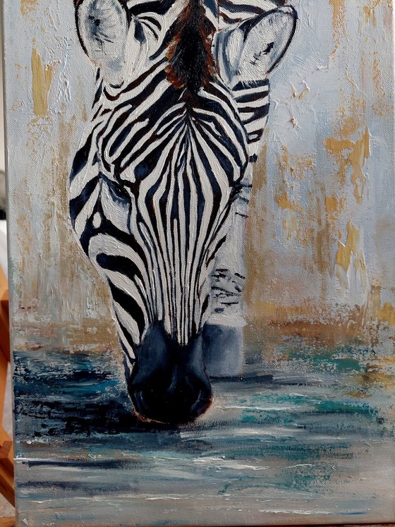 White- Black Zebra #10