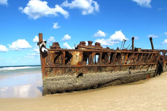 SHIPWRECK: fraser island (Limited edition  1/200) 12" X8"