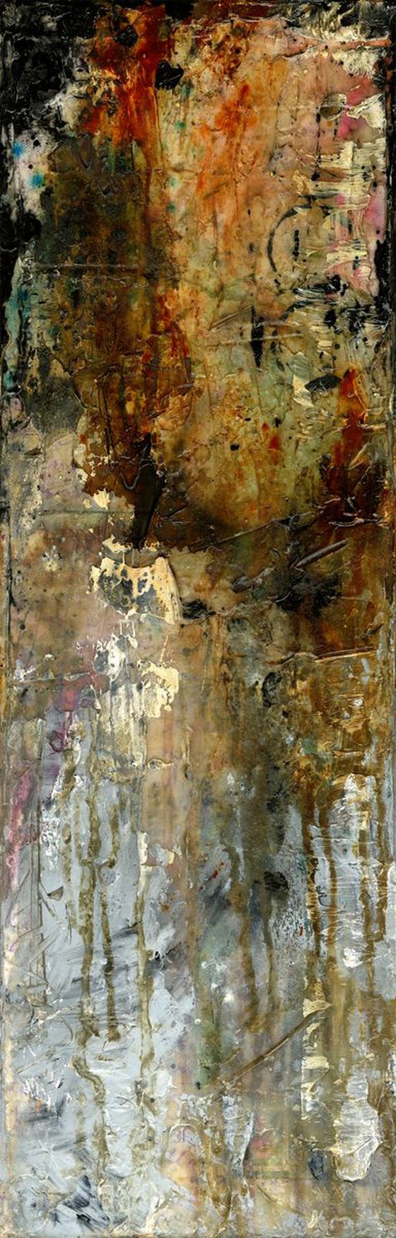 Cycle of Time 2  - Abstract Painting  by Kathy Morton Stanion