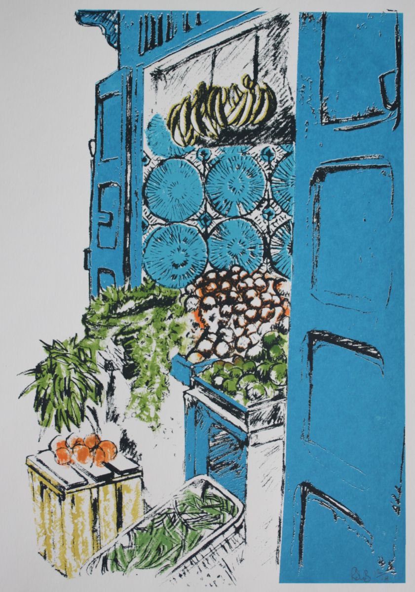 Blue Door by Rebecca de boehmler