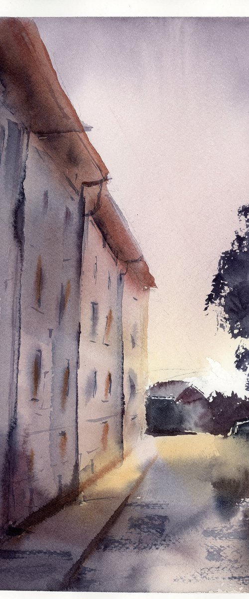 Dusk Street by Olga Tchefranov (Shefranov)