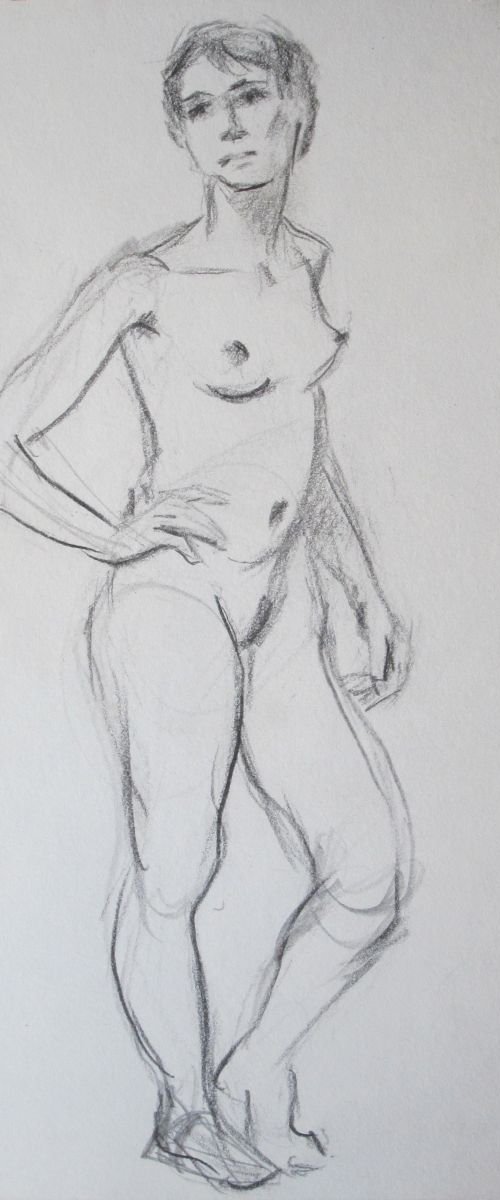 Front View Nude by Ara Shahkhatuni