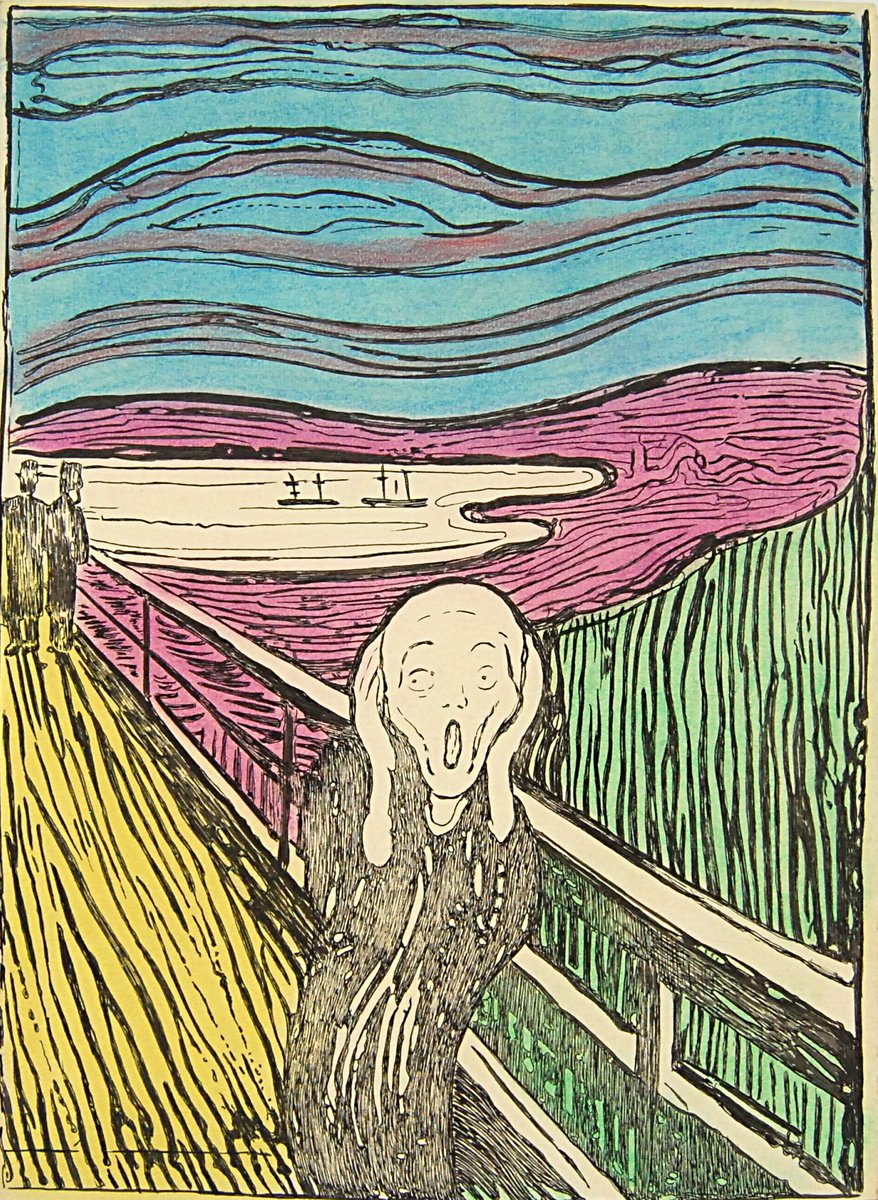 The Scream - homage to Munch by W Step
