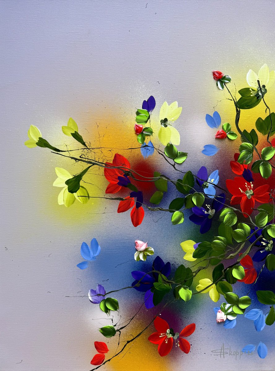 Where Colours Meet I By Anastassia Skopp, 24 X 31, Artwork For Sale On Artfinder