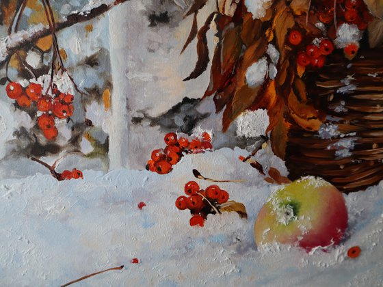 Winter Painting, Snow Scene