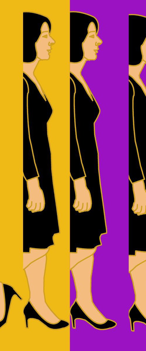 Cut in motion - Waiting room art by Artworks by Rina Mualem