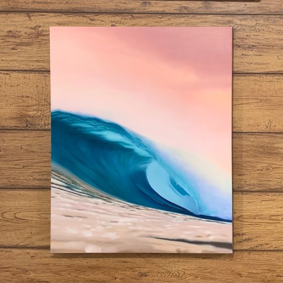 Powerful. Wave painting