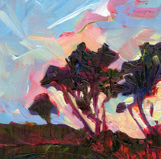 Sunset Trees, Blakeney