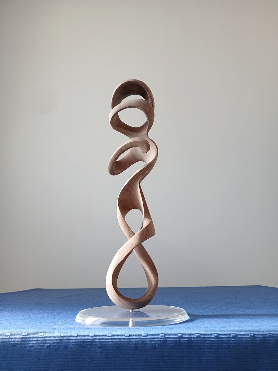 Abstract Wood Sculpture , Sufi By Massimiliano Capraro, 3 X 15, Artwork For Sale On Artfinder