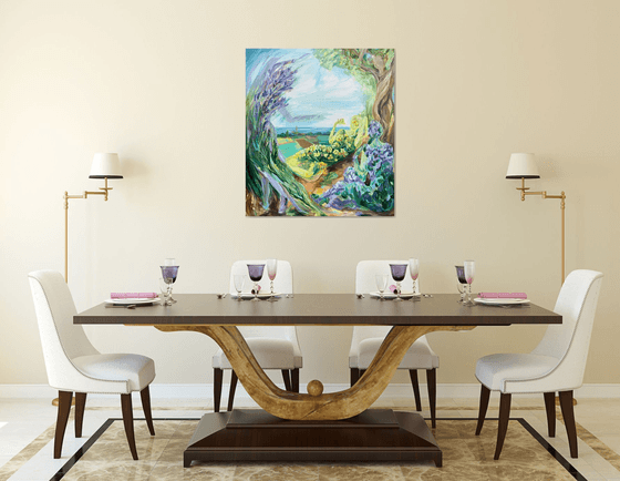 "Istrian Fairies» woman embodied in Herbs.