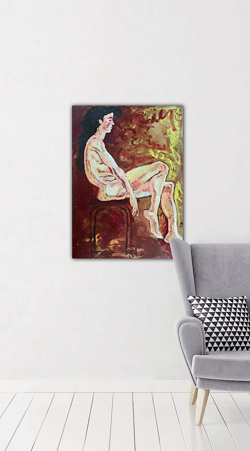 Nude woman by Mauro Carac
