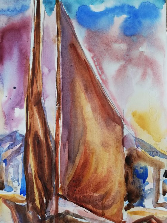 Boats at Sunset