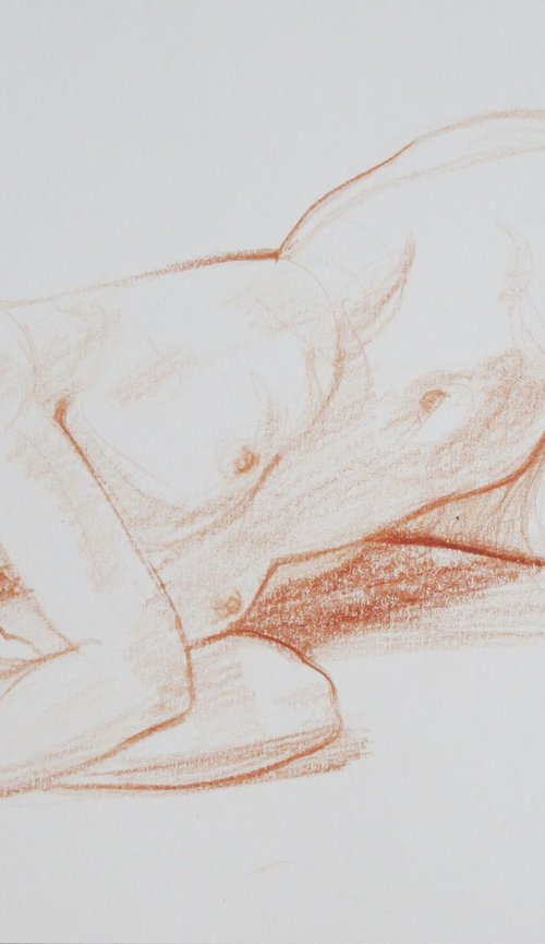 Reclining female nude by Rory O’Neill