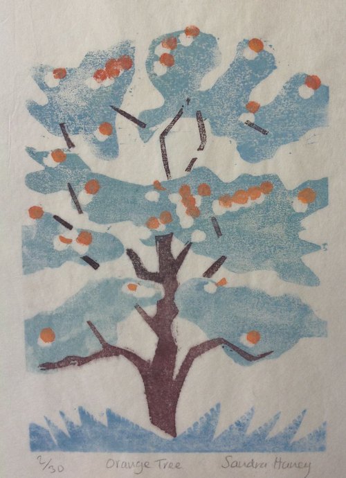 Orange Tree by Sandra Haney
