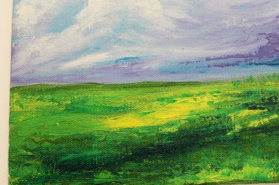 You Radiate Happiness - Landscape oil painting - impressionistic