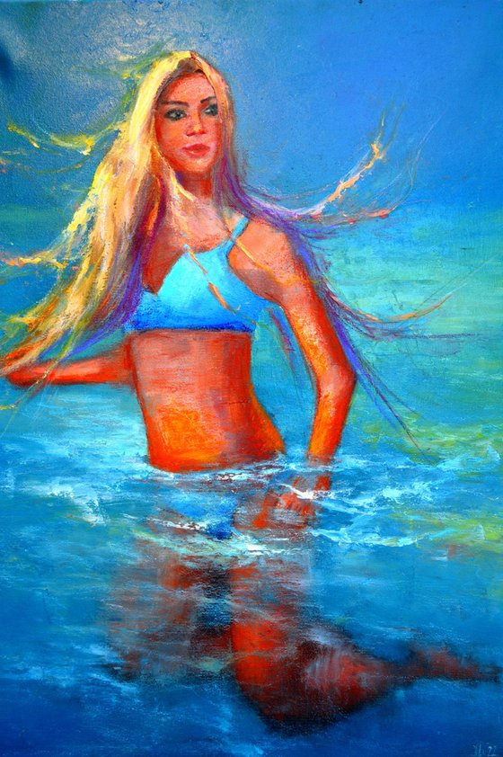 Gold & Azure: The Sea Breath