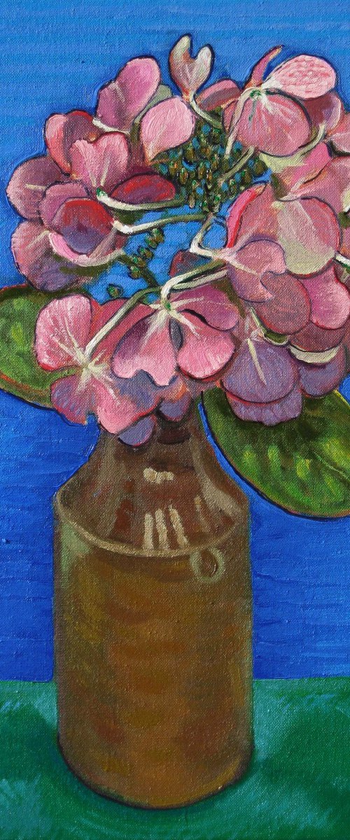 Hydrangea in a Jar by Richard Gibson
