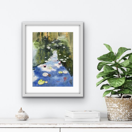 Water Lilies on the Clouds
