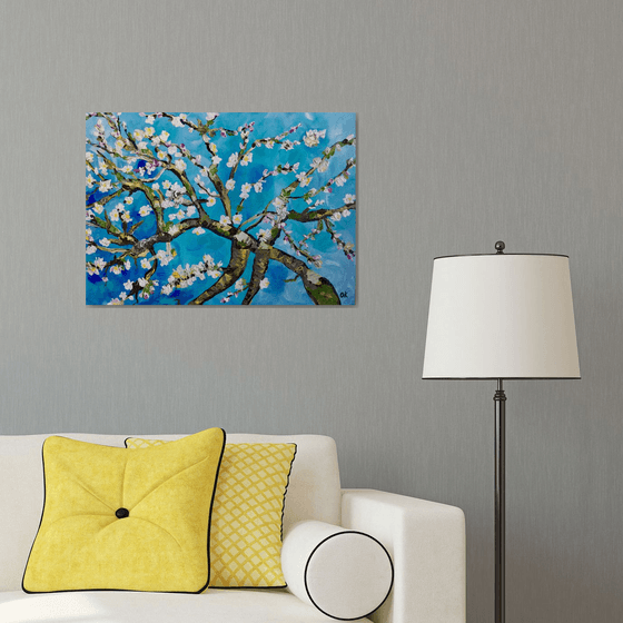 Almond blossom inspired by Vincent Van Gogh