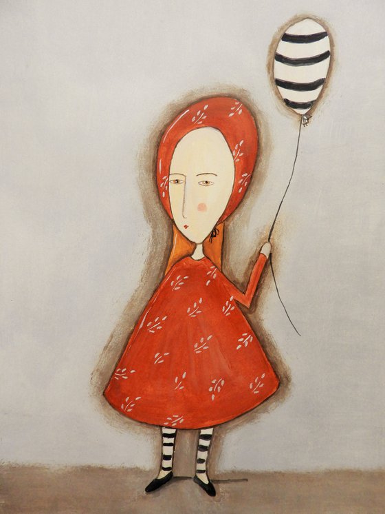 The girl and the balloon