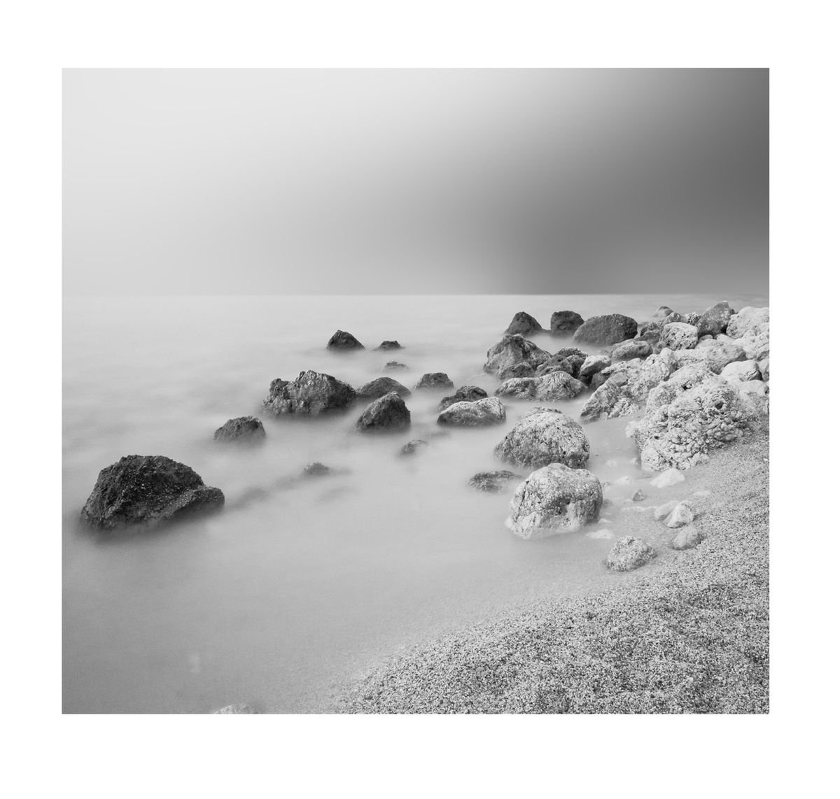 Landscape Rocks SeaScape | Contemplating the silence by Carmelita Iezzi