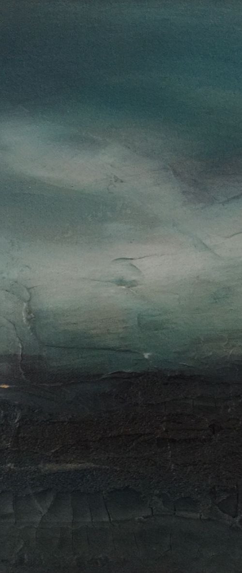 Stormy waters by Amanda Lakin Art
