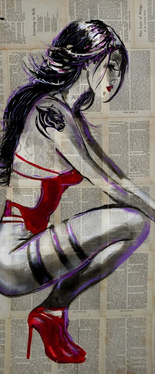 Wild Cat by Loui Jover